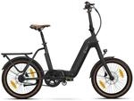 SachsenRAD E-Klapprad Faltrad F3R Centro mit Riemenantrieb und Magnethalterung