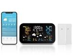 Brandson, Funk Wetterstation mit Wlan & Farbdisplay, App & 2 Au&szlig;ensensoren, nan