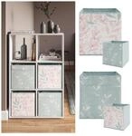 Vicco Raumteiler W&uuml;rfelregal Standregal Wei&szlig; Faltbox Wohnzimmer Regal 70x110 cm