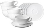 Ritzenhoff & Breker Teetassen mit Untertassen Skagen 180 ml 6er Set