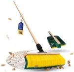 Novaliv Krallenbesen mit Stiel 60cm inkl. Kehrgarnitur Outdoor , Spezialbesen