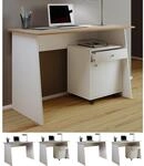VCM Computertisch Ma&szlig;e ca. H. 74 x B. 110 x T. 50 cm stylische Seitenteile 
