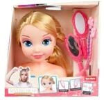 Toi-Toys LAUREN Styling-Kopf f&uuml;r M&auml;dchen &ndash; Frisierkopf mit B&uuml;rste & Spiegel