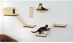 Silvio Design Katzen-Kletterwand 8-teilig beige