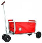Beachtrekker Faltbarer Bollerwagen "LiFe" inkl. Feststellbremse, Rot