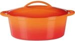GSW Gusseisen Ovaler Br&auml;ter Orange Shadow 33x25cm, 7,0 L