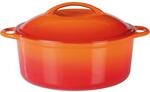 GSW Gusseisen Kochtopf Orange Shadow 24cm, 4,0 L