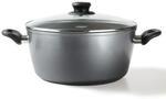 Stoneline XXXL Kochtopf 32 cm, mit Deckel, Induktion, Aluguss, beschichtet mit echten