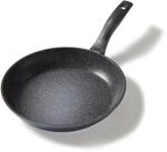 STONELINE Bratpfanne 28 cm, Pfanne Induktion geeignet, Pfanne mit echten