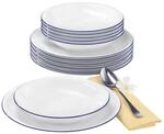 Seltmann Weiden Tafelservice Compact Blaurand 12er Set