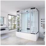 HOME DELUXE Dampfdusche mit Whirlpoolfunktion und LED-Beleuchtung DIAMOND BIG -...