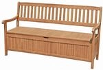 Garden Pleasure Gartenbank Houston 3-Sitzer mit Staufach