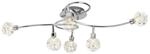BRILLIANT Lampe Joya Deckenspot 6flg chrom 6x QT14, G9, 33W, geeignet f&uuml;r