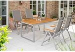 Merxx Naxos Set 5tlg. Ausziehtisch
