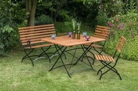 Merxx Schlossgarten Set 4tlg. Tisch 120x80 cm