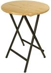 DEGAMO Stehtisch Z&Uuml;RICH 78cm klappbar, Metall + Holz lackiert