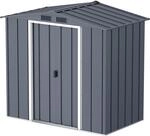 Duramax Metall Gartenhaus 202x113 Ger&auml;teschuppen Garten Ger&auml;tehaus Schiebet&uuml;ren,
