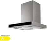 PKM Kaminabzugshaube 8060G Z - 60cm, Touch-Control, Edelstahl, Glasfront schwarz