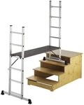 MAXCRAFT Mobile Aluminium Arbeitsb&uuml;hne / Multifunktionsger&uuml;st