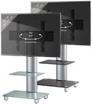 VCM TV Standfu&szlig; mit Zwischenboden 32-70 Zoll VESA max. 600x400 Fernseh St&auml;nder