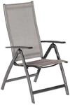 Merxx Vicenza Klappsessel 2er Set graphit/diamantbraun