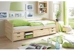 TiCAA Sofabett Funktionsbett G&auml;stebett Marlies Kiefer Natur