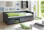 TiCAA Sofabett Funktionsbett G&auml;stebett Marlies Kiefer Grau