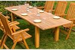 Merxx Massivholz Akazie Standardtisch 100 x 100 cm