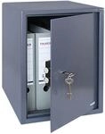 HMF 49208-11 Tresor mit Doppelbartschloss, M&ouml;beltresor, 36 x 48 x 37 cm, Anthrazit