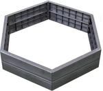 Garantia Ergo Hochbeet wood LxBxH 110x95x25 cm Holzstruktur Komposter Blumenbeet