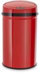 Abfalleimer 30L mit Sensor - INOX RED