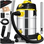 Masko&reg; Industriestaubsauger Staubsauger Nass Trocken Sauger Edelstahl max. 1800W