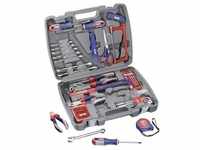 kwb Werkzeug-Koffer inkl. Werkzeug-Set, 65-teilig, gefüllt, robust und hochwertig,