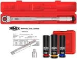 FAMEX 10886-3N Drehmomentschl&uuml;ssel Set 1/2" mit Eins&auml;tzen - 30-210 Nm