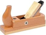 Ulmia Holzhobel/Schlichthobel mit Wei&szlig;buchensohle/Einfacheisen, zum Abschlichten