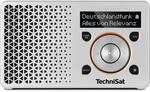 TechniSat DIGITRADIO 1 Tragbares DAB+ & UKW-Radio, Akku silber/orange