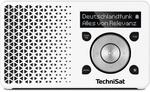 TechniSat DIGITRADIO 1 Tragbares DAB+ & UKW-Radio, Akku wei&szlig;/silber