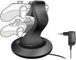SPEEDLINK TWINDOCK Charging System with A/C Adapter - for PS4, black