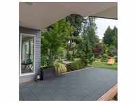 Home Deluxe WPC Bavaro Terrassenfliesen, 11 Stck., 30x30 cm, 1m2, anthrazit