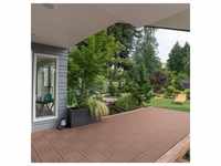 Home Deluxe WPC Bavaro Terrassenfliesen, 11 Stck., 30x30 cm, 1m2, hellbraun