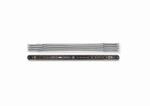BMI Gliederma&szlig;stab Aluminium 2 m mit Federgelenk, 1,4 mm stark, Teilung silber