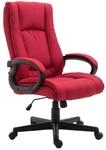 CLP B&uuml;rostuhl ergonomisch mit Rollen und H&ouml;henverstellung, Chefsessel