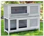 Nanook Kleintierstall Bommel 122 x 50 x 101 cm grau