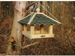 dobar Futterhaus mit gr&uuml;nen Bitumenschindeln inkl. Kette