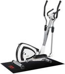 Motive Fitness by U.N.O. Crosstrainer CT 1000 wei&szlig;/schwarz mit Schutzmatte