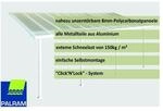 Palram Canopia Feria Terrassen&uuml;berdachung wei&szlig; 730x295x260-305 in cm (LxBxH)