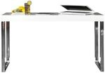 riess-ambiente Konsole WHITE DESK - 120cm wei&szlig; Hochglanz B&uuml;rotisch