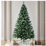tectake&reg; Weihnachtsbaum, 180 cm, k&uuml;nstlich mit Zapfen, formbar mit viel Volumen,