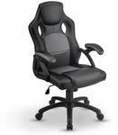 Juskys Racing Schreibtischstuhl Montreal ergonomisch B&uuml;rostuhl PC Gaming Stuhl &ndash;