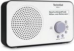 TechniSat VIOLA 2 tragbares 1 Watt DAB+ Radio mit LC-Display wei&szlig;/schwarz
